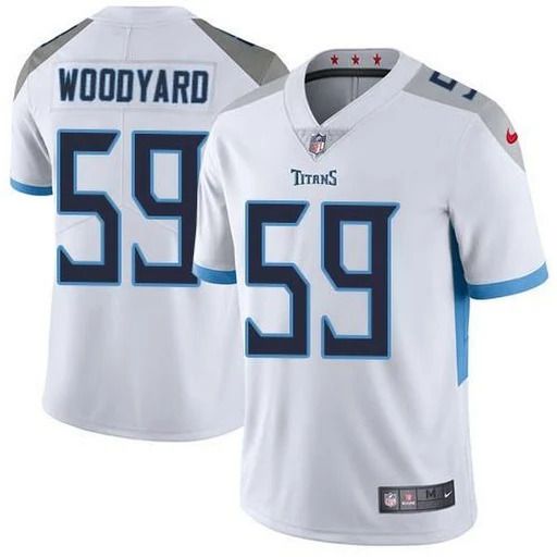 Men Tennessee Titans 59 Wesley Woodyard Nike Light Blue Vapor Limited NFL Jersey